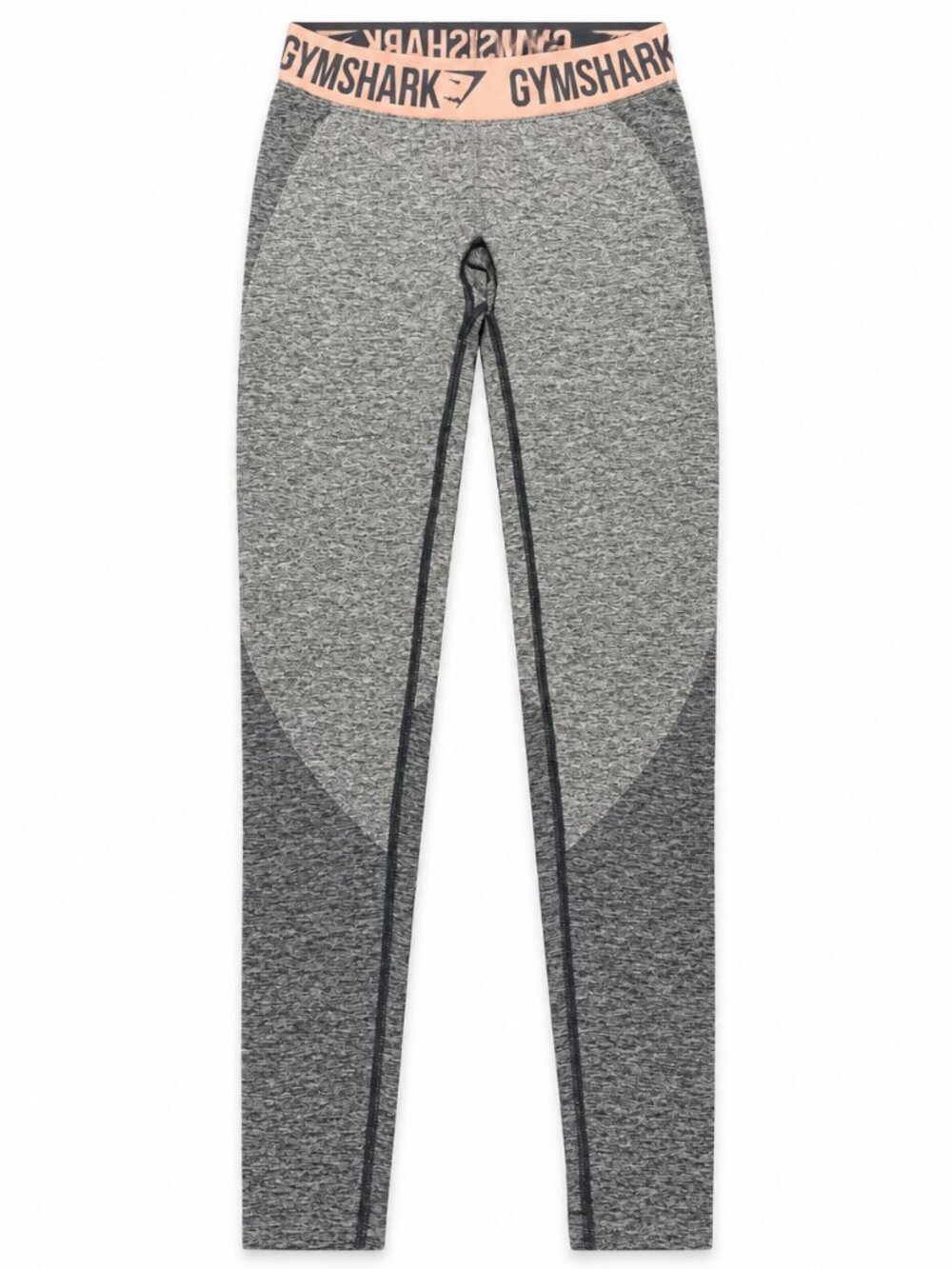 Gymshark Flex Charcoal Peach Leggings